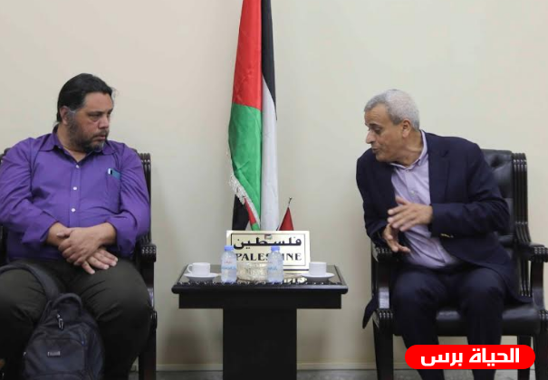 قلقيلية: المحافظ يلتقي وفداً أرجنتينياً ويطلعه على واقع المحافظة